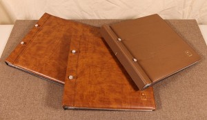Cover Albums lot of 3 Showgard - two No. 895 and one No. 896 - brown photo 1