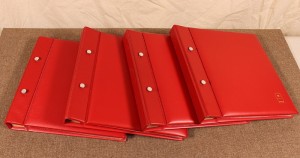 Cover Albums lot of 4 Showgard No. 894 - red photo 1
