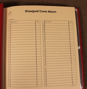 Cover Albums lot of 2 Showgard No. 894 - red photo 4