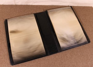 Cover Albums lot of 2 White Ace Postcard Albums flip-style - black photo 5