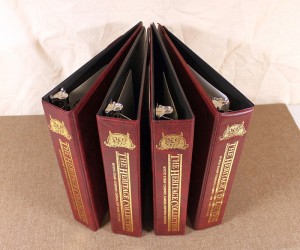 Cover Albums lot of 4 Mystic Heritage Collection Binders - burgundy photo 1