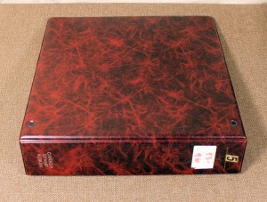Lot of 4 Unity Canada Stamp Albums - no pages - burgundy photo 4