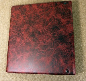 Lot of 4 Unity Canada Stamp Albums - no pages - burgundy photo 8