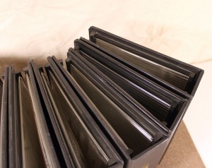 Cover Albums lot of 11 White Ace Flip-Style Binders - black photo 4