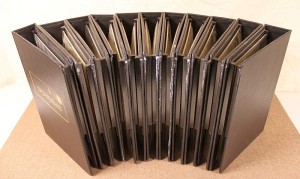 Cover Albums lot of 11 White Ace Flip-Style Binders - black photo 5