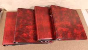 Cover Albums lot of 11 Stanley Gibbons Malvern Cover Albums - burgundy photo 5