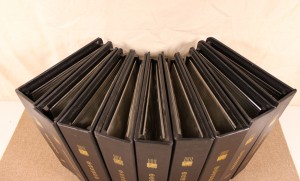 Cover Albums lot of 9 White Ace Flip-style Albums - black - L12060 photo 2